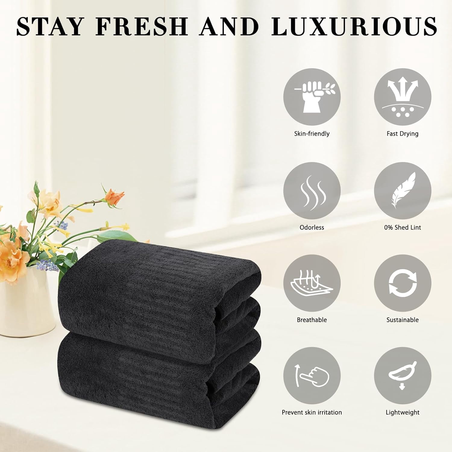 SEISSO Bath Towels - Thumbnail 4