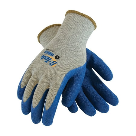 

PIP Latex Coated Cotton Gloves Gray/Blue Large 12 Pairs/Pack