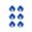 Blue, variant on PRETXORVE Lint Catcher for Washing Machine,6PCS Clothes Antis-Winding Adsorption Hair Removal Cleaning Ball Reusable Hair Remover Washing Machine Hair Catcher Laundry Ball Dryer Ball for Clothing