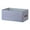 Grey XL, variant on Unique Bargains Storage Cube Fabric Foldable Basket with Handles for Shelves 1pcs White L