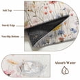 thumbnail image 6 of 3'x5' Area Rugs, Spring Flowers Indoor Outdoor Area Rug for Living Room Bedroom, Watercolor Wildflowers Farmhouse Floral Washable Bathroom Rugs Kitchen Floor Carpet Mats Home Decor Aesthetic, 6 of 8