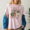 thumbnail image 2 of I Eat Cement Funny Cat Meme Bootleg Graphic T-Shirt, Multicolors, Size S-5XL, 2 of 5