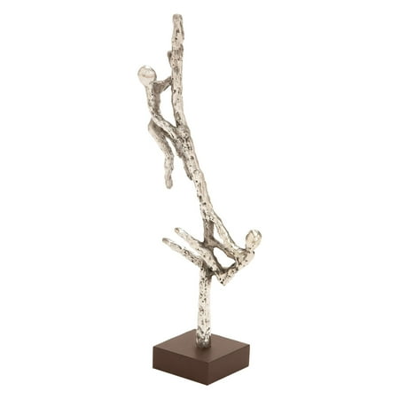 Woodland Imports 18H in. Tree And Men Sculpture