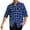 Blue, variant on Mens Vintage Flannel Shirts Classic Plaid Button Down Shirts Casual Comfy Long Sleeve Lapel Fall Fashion 2025 Tops