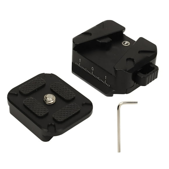 Quick Release Plate for DJI Ronin RS2 RS3 Aluminum Alloy Quick Release System Camera Mount Adapter with 1/4 inch Thread Hole for Tripod Stabilizer...
