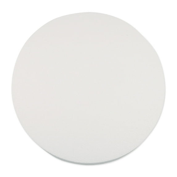 6pc White Styrofoam Craft Discs Supplies Flower Stands Pieces 12" BULK