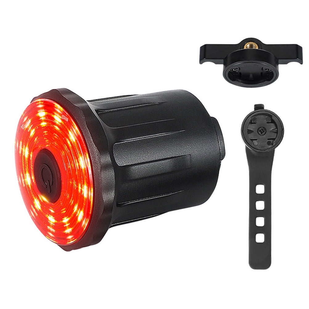 Feu Arrière Vélo Intelligent – Capteur De Frein Auto, USB-C Rechargeable 800mAh, IP66, Alliage Alu – Noir