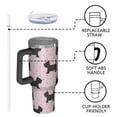 thumbnail image 4 of OBREWU Scottish Terrier Tumbler with Handle and Lid,Scottish Terrier 40oz Double Wall Vacuum Insulated Tumbler,Cups Gift for Women and Men, 4 of 7