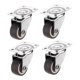 thumbnail image 3 of Ruedas giratorias Soledad 4 Ruedas giratorias para muebles 1.5 pulgadas, 3 of 10