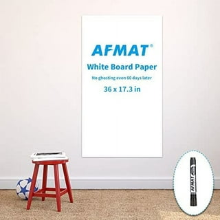 White Board Sticker, Whiteboard Paper, , Film Self Adhesive Wall Paper Roll  for Classroom/Office/Kids Painting - White, 30X42Cm Corner