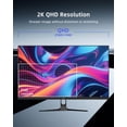 thumbnail image 2 of Restored KTC H32D6 32" Computer Monitor 2K - 1440P IPS Monitor 120Hz, Adaptive Sync, 109% sRGB, HDR10, Eye Care, HDMI Displayport, Tilt, VESA Compatible for Home Office Gaming, White, 2 of 7