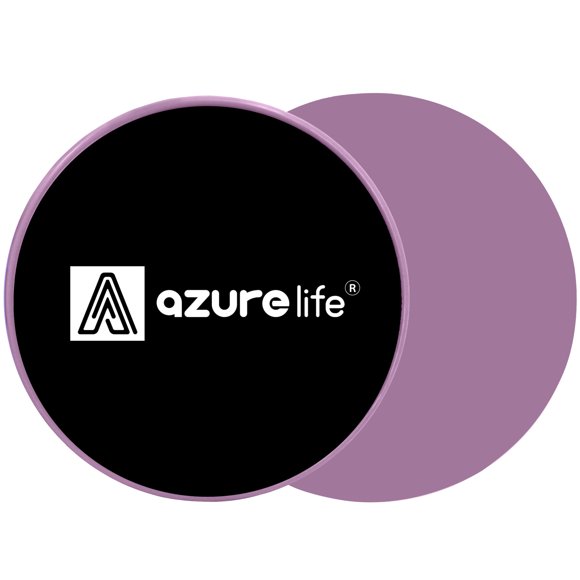 Exercise Core Sliders A AZURELIFE de doble cara para pisos de moqueta o madera