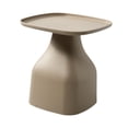 thumbnail image 2 of simhoa Small PP Square Side Table Bedside Table Multifunctional 19x19x20inch for Laptop Khaki, 2 of 8