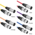 thumbnail image 2 of 1m XLR 3Pin Cable Male to Female Shielded Microphone Extension Wire Cord, 2 of 9