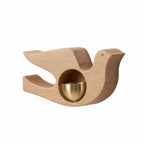 Magnetic Door Bell Chime ā Handmade Entry Ornament, Wooden Animal Doorbell | Decorative Wind Bell Hanger, Creative Magnetic Door Accessory, Sound Decoration for Entrance, Garden, Bedroom(Pigeon)