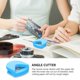 thumbnail image 3 of Portable Corner Punch Cutter for Scrapbooking Blue Stainless Steel Paper Corner Trimming Tool 2Pcs, 3 of 4