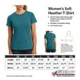 thumbnail image 6 of Old Glory Womens Christmas Fa La Llama Short Sleeve Soft Heather T Shirt, 6 of 6
