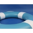 thumbnail image 2 of Handcrafted Model Ships  Light Blue Painted Decorative Lifering With White Bands 15 in., 2 of 2