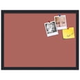 thumbnail image 2 of PinPix 24x18 Custom Cork Bulletin Board Crimson Pastel Poster Board Has a Fabric Style Canvas Finish, Framed in Crimson Pastel, by ArtToFrames (PinPix-1807), 2 of 5