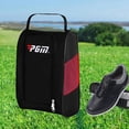 thumbnail image 3 of Golf Bag Pockets Boot Sports Shoe Carrier Case Gift for Soccer Gym Black Red, 3 of 8