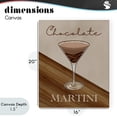 thumbnail image 4 of Stupell Industries Traditional Chocolate Martini on Brown Canvas Art, 16 x 20, by Marcus Prime, 4 of 8
