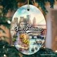 thumbnail image 6 of San Francisco Artistry Handmade Ceramic Christmas Ornament, California Art Souvenir, 6 of 6