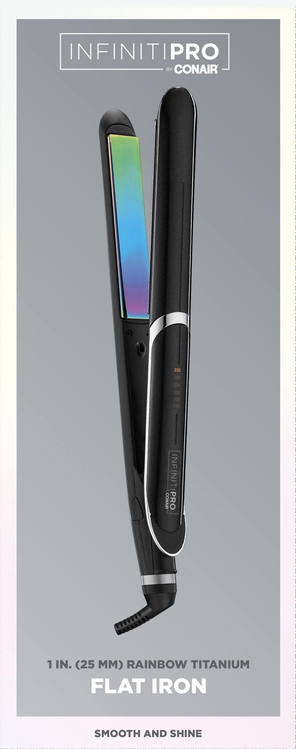 INFINITIPRO by Conair© 1" Rainbow Titanium Flat Iron