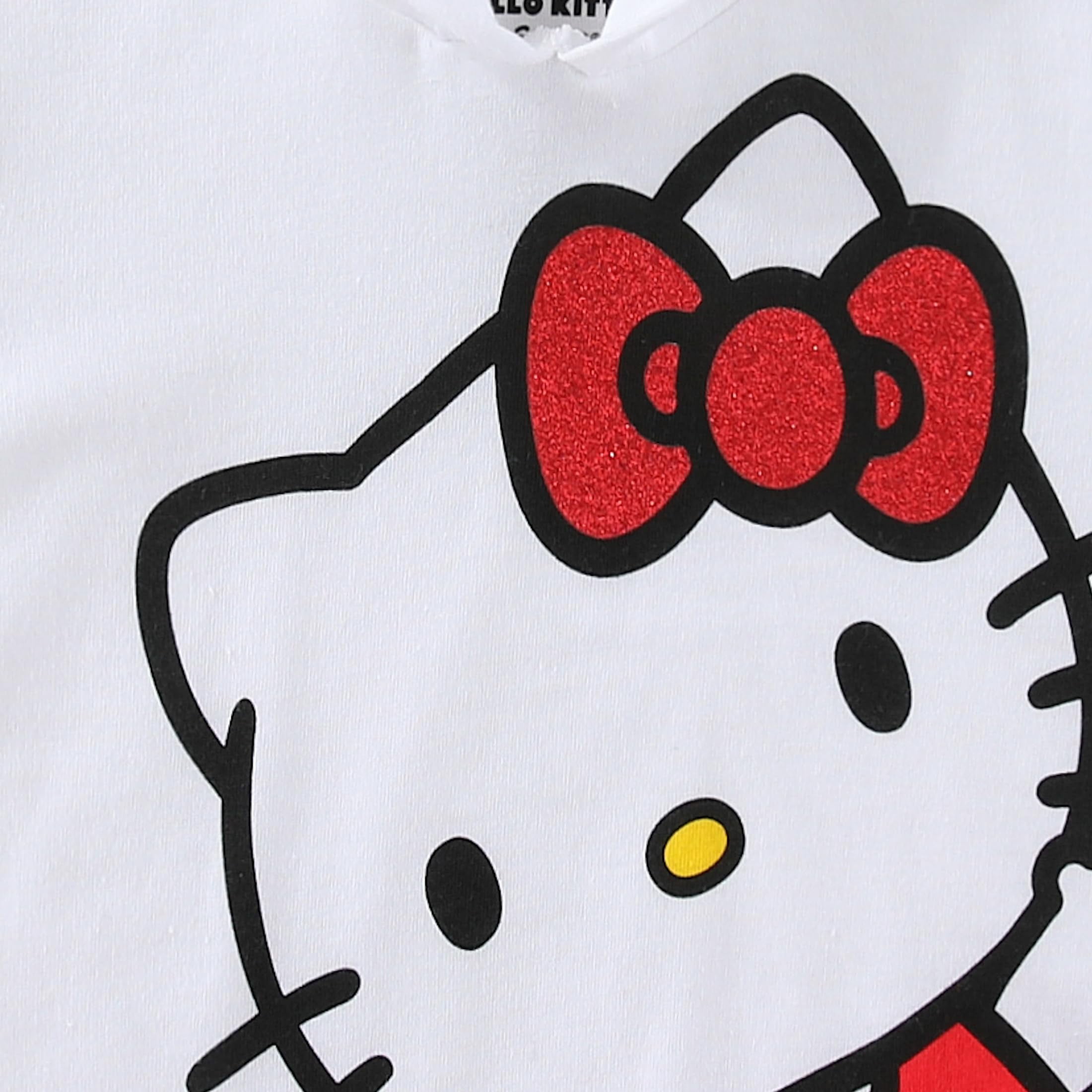 Hello Kitty Sanrio Cosplay Hooded Shirt with Tulle and Legging Pants Set (Girls), 2 Piece Set, Sizes 3T-12