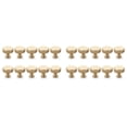 thumbnail image 2 of 25 Pack Champagne Bronze Cabinet Knobs - Round Zinc Alloy Drawer Pulls 1.26 Inch 2 of 10