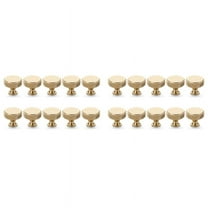 20 Pack Champagne Bronze Knurled Cabinet Knobs Round Kitchen Cabinet Pulls for Drawer Dresser, Cupboard and Wardrobe,20 x Cabinet Knobs Round,gold