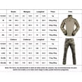 thumbnail image 2 of Conjuntos Uniforme Táctico Militar Ropa Entrenamiento Traje, 2 of 5