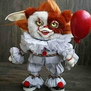 Halloween New Mogwai Handmade Doll, Clown Mogwai Gizmo Plush Doll, Cute Monsters Gremlins Doll Halloween Decoration, Puppet Hom