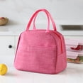 thumbnail image 4 of Xinwanna Portable Thermal Insulated Handle Bento Lunch Box Outdoor Picnic Storage Bag (Pink), 4 of 13