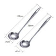 thumbnail image 2 of Stainless steel soup shell soup spoon leaking kitchen utensils, 2 of 5
