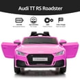 thumbnail image 6 of Hikiddo Electric Ride on Car for Kids, Licensed Audi 12V 7Ah Kids Ride-on Toy for Toddlers 2-5 Girl with Remote, Bluetooth - Pink, 6 of 9