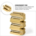 thumbnail image 3 of SUTENGDA 1Pc Cosmetic Eyebrow Pencil Sharpener Makeup Pencil Sharpening Accessory Golden, 3 of 8