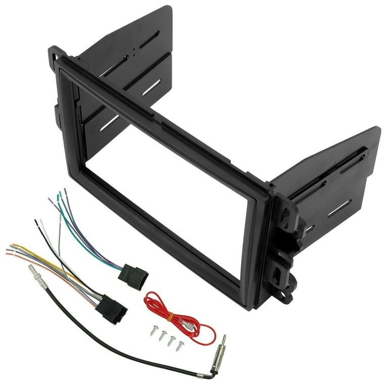 Sound-way Double Din car stereo Radio fascia adapter Installation Kit for  Seat Altea/Altea XL/Toledo black 2 din