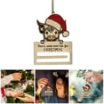 thumbnail image 1 of Christmas Cattle Wood Banknotes Clip Ornaments Banknotes Holder Hanging Decoration For Giving Banknotes Checks For Family Friends (Banknotes Not Included), 1 of 8