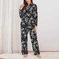 thumbnail image 2 of Sikiie Hand Drawn Snake Women's Long-Sleeve Shirt and Full-Length Bottom Pajama Set (s-xxl)-Medium, 2 of 7