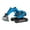 Blue, variant on YEYDS 2.4GHz 6 Channel 1:24 RC Excavator Toy, Alloy and Plastic Engineering Car, Remote Control Excavator Trucks for Kids, Outdoor Play Vehicle Clearance Sales Today Deals Prime