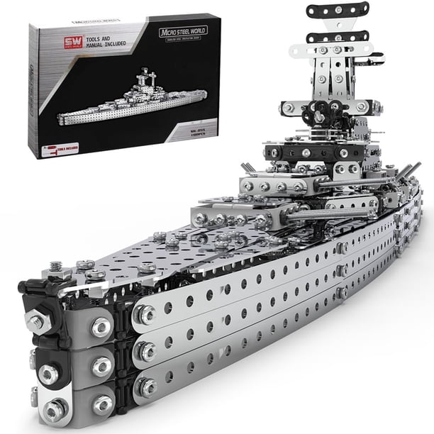 Set de montaje de rompecabezas de metal 3D BYTEWAR Kirov Class Cruiser