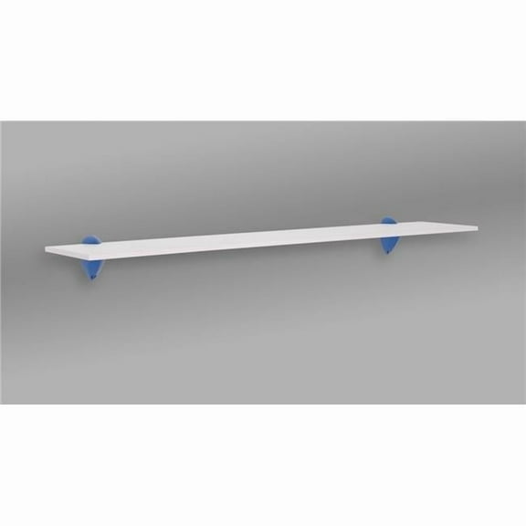 Wallscapes HSJKIT736BL 36 in. Jazzy Shelf, Blue & White