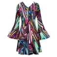 thumbnail image 3 of 70s Disco Fancy Dress Outfits for Women, 60s 70s 80s 90s Hippie Costume Disco Dress, Groovy Disco Dress, Retro Disco Outfit, Halloween Floral Party Dresses Trendy Vacation,BrownM, 3 of 5
