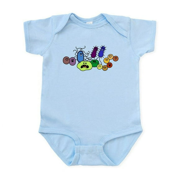 CafePress - I Love Bacteria Too! Infant Bodysuit - Baby Light Bodysuit, Size Newborn - 24 Months