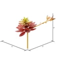 thumbnail image 2 of Vickerman 6" Artificial Black Prince Echeveria Pick, Set of 3, 2 of 3