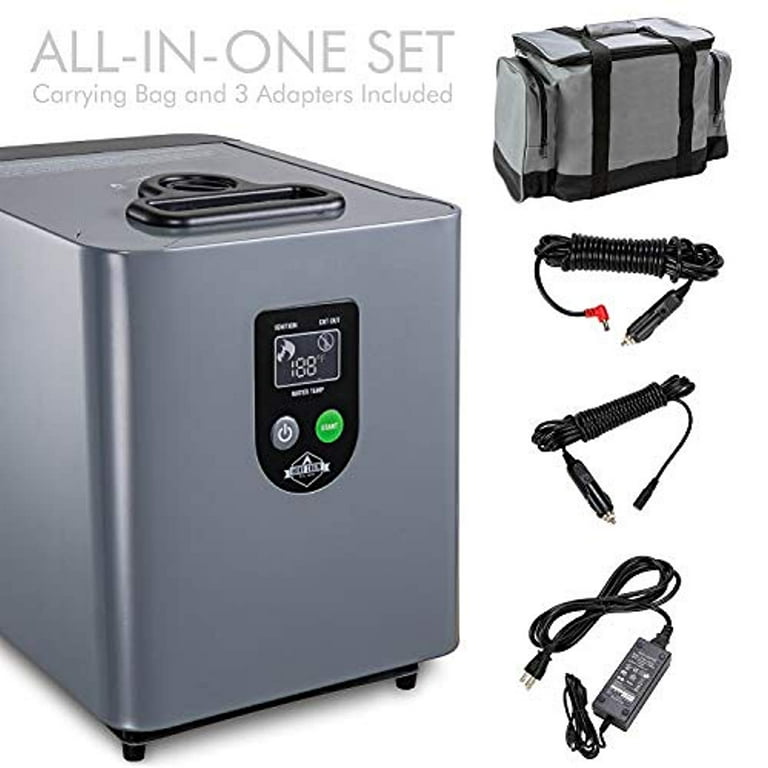 Hike Crew Portable Outdoor Propane Water Heater u0026 Shower Pump - Walmart.com