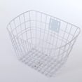 thumbnail image 6 of Handlebar Basket Basket Bike Frame Basket Large Capacity Bike Front Basket Bike Basket for Cycling School Electric Bike White, 6 of 8