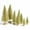 Golden, variant on Mdesiwst 8pcs Desktop Miniature Pine Tree Tabletop Christmas Tree Small Pine Tree for Xmas Party Holiday Decor