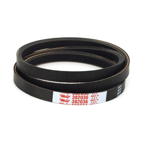 Grasshopper Mower MaxLife Belt, Designed to Specific Material, Dimensions, Shape, Construction and Pliability Standards That Ensure Superior Performance and Long Life, OEM 382036