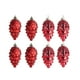 thumbnail image 3 of Adornos de cono de pino BLESIY decoración navideña Colgante rojo, 3 of 8